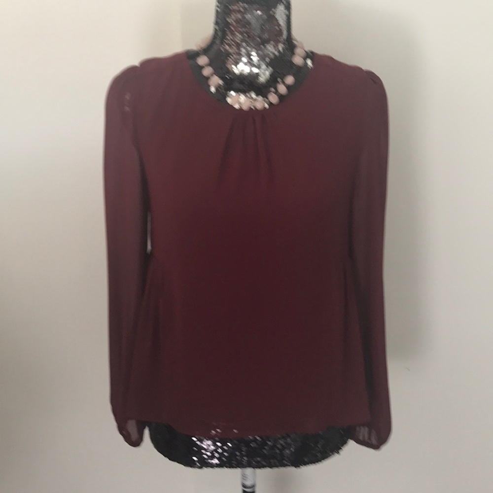 Beautiful Burgundy Blouse